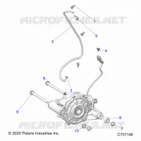 DRIVE TRAIN, FRONT GEARCASE MOUNTING