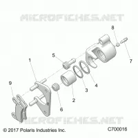 BRAKES, REAR CALIPER