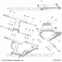 REAR SUSPENSION CONTROL ARMS