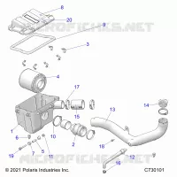 ENGINE, AIR INTAKE SYSTEM