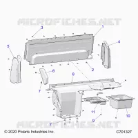 REAR BODYWORK CLOSEOFF, AND FENDERS