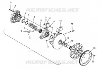 DRIVE CLUTCH TRAIL 0962761, TRAIL TOURING 0962262, AND EUROPEAN TRAIL TOURI (4931763176C009)