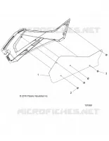BODY, RIGHT HAND SIDE PANEL HEAT SHIELD AND HARDWARE 2 UP