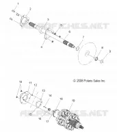DRIVE TRAIN, JACKSHAFT AND DRIVE SHAFT