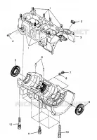 CRANKCASE 500 0972764,  EUROPEAN 500 E972764,  500 SKS 0972564, EUROPEAN 50 (4938393839C014)