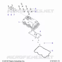 ENGINE, VALVE COVER