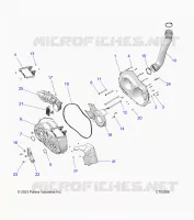 DRIVE TRAIN, CLUTCH COVER AND DUCTING