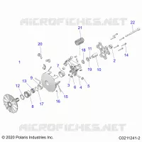 DRIVE TRAIN, PRIMARY CLUTCH