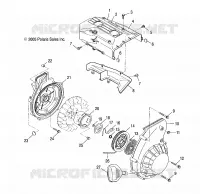 BLOWER HOUSING    RECOIL STARTER