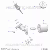 OIL FILTER AND DIPSTICK