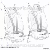 SEAT BELT MOUNTING 4 POINT