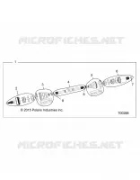 DRIVE TRAIN, HALF REAR SHAFT