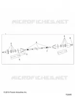 DRIVE TRAIN, HALF REAR SHAFT