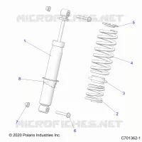 REAR SUSPENSION SHOCK