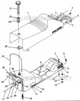SEAT   GAS TANK ASSEMBLY RXL 0940768 (4925062506003A)