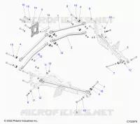 REAR SUSPENSION TRAILING ARMS MOUNTING, PREMIUM