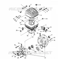 CRANKCASE AND CYLINDER TRAIL BLAZER W957221 (4930363036C007)