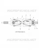 DRIVE TRAIN, REAR DRIVE SHAFT