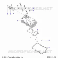 ENGINE, VALVE COVER
