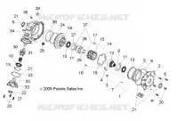 DRIVE TRAIN, FRONT GEARCASE INTERNALS