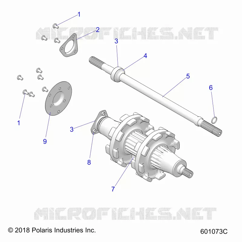 DRIVE TRAIN, JACKSHAFT AND DRIVE SHAFT