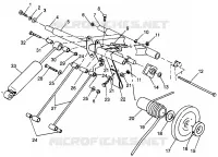 REAR TORQUE ARM TRAIL RMK 0970961 (4938333833B011)
