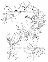 CHASSIS AND SEAT TRAIL DELUXE (4919281928003A)