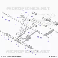 REAR SUSPENSION CONTROL ARM MOUNTING