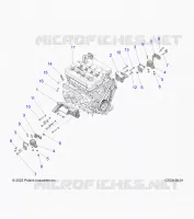 ENGINE, MOUNTING & LONG BLOCK