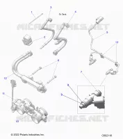 FUEL SYSTEM, RAIL, LINES AND THROTTLE BODY