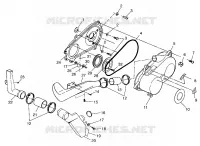 CLUTCH COVER (TRAIL BLAZER) TRAIL BLAZER W97BA25C (4940124012C006)