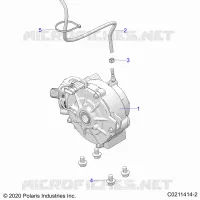 DRIVE TRAIN, FRONT GEARCASE MOUNTING