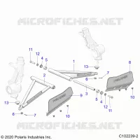 SUSPENSION, A-ARM AND STRUT MOUNTING