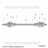 DRIVE TRAIN, FRONT HALF SHAFT