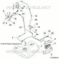BODY, FUEL LINES, EVAP
