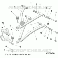 FRONT SUSPENSION A-ARMS