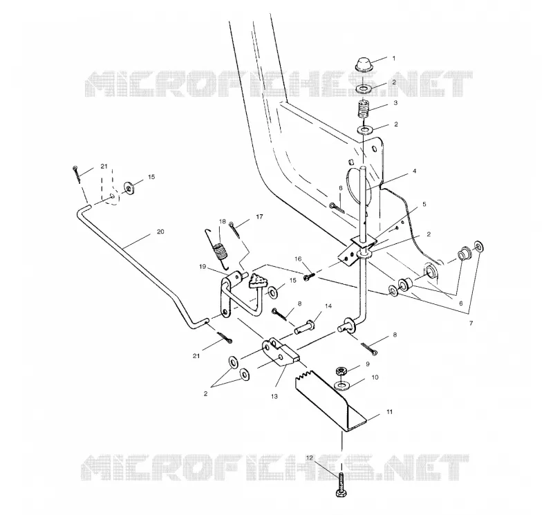 FOOT PEDAL   PARKING BRAKE