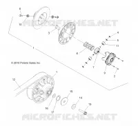 DRIVE TRAIN, SECONDARY CLUTCH