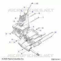 DRIVE TRAIN, MAIN GEARCASE MOUNTING