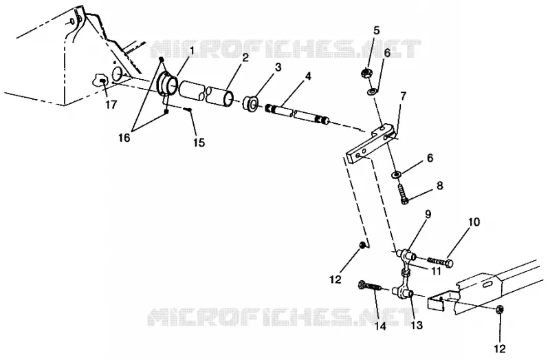 TORSION BAR 440 XCR 0961660 (4932113211B001)