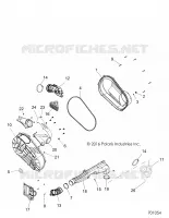 DRIVE TRAIN, CLUTCH COVER AND DUCTING