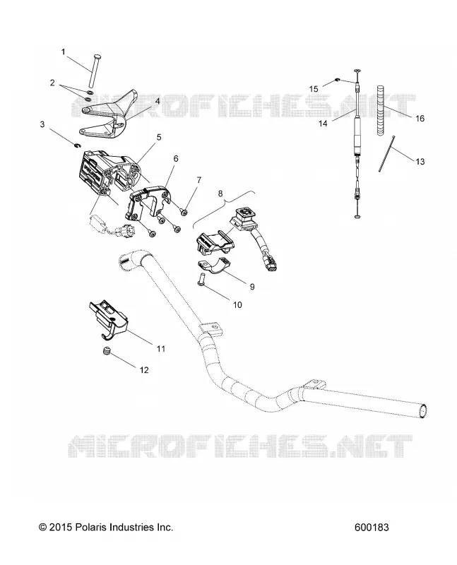 ENGINE, THROTTLE  CONTROL ASM.