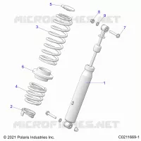 SUSPENSION, REAR SHOCK