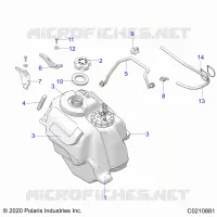 FUEL SYSTEM, FUEL TANK ASM.