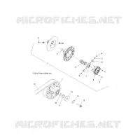 DRIVE TRAIN, SECONDARY CLUTCH