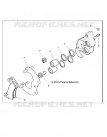 REAR BRAKE CALIPER