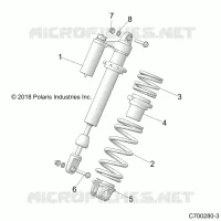FRONT SUSPENSION SHOCK MOUNTING