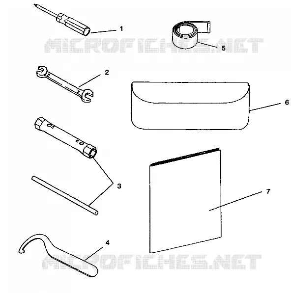 TOOL KIT    500 EFI E942774 AND  EFI SKS E942574 (49274127410020)