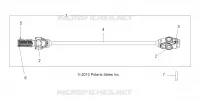 DRIVE TRAIN, FRONT PROP SHAFT
