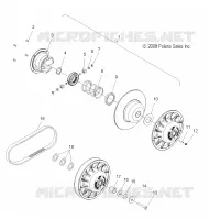 DRIVE TRAIN, CLUTCH, SECONDARY